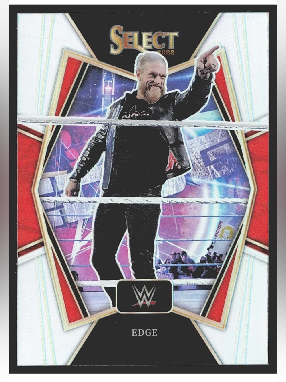 Edge 2022 Panini Select Silver WWE Wrestling Card